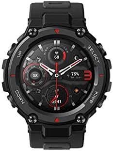 HIONRE Smart Watch Global Outdoor Smartwatch Waterproof 18-Day Battery Life 390mAh Smart Watch Electronic Digital (Color : Meteorite Black, Size : Trex-pro)
