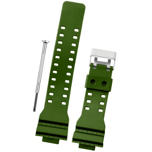 Image of DBLACK ''CDS3'' 16MM Resin Watch Strap / / Best Replacement, Compatible Strap with CASI0 Gshock GD-120, GA-100, GA-110, GA-100C & Other Model Watches