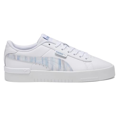 PUMA Womens Jada Renew Perforated Lace Up Sneakers Shoes - Blue, White