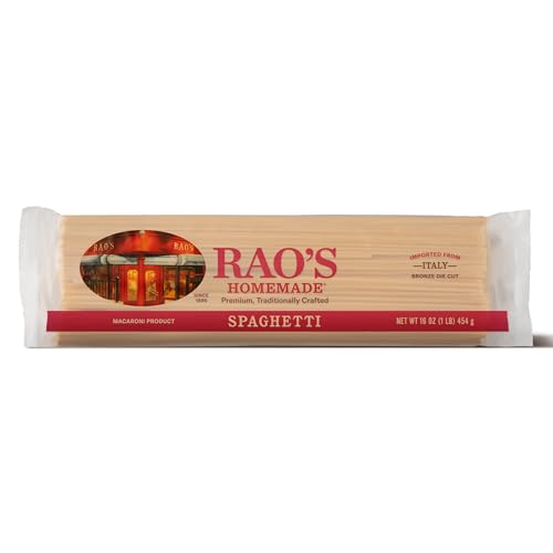 Rao's Homemade Spaghetti Pasta, 16oz, Traditionally Crafted, Premium Quality, From Durum Semolina...
