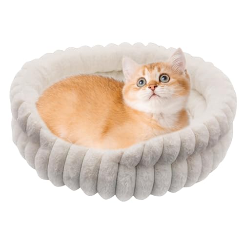 Panier pour chat et coussin donut lavable pour animaux