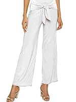 PATRORNA Womens Plus Size Relaxed Fit Culottes Trousers (PT8A36_White_6XL)