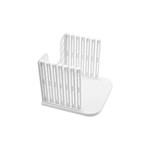 COLLBATH Foldable Bread Slicer for Toast Bagels and Sandwiches Plastic Cutting Guide for Even Slices Space-saving Design for Home Baking