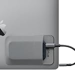 Slipdrive - Portable Hard Drive Sleeve for Laptop - SSD Solid State Drive - Reusable Adhesive - 5” x 3.2” Stick on External Hard Drive Carrying Case - Travel Pocket Pouch (Small, Gray)