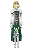 Boomtrader Princess Zelda Costume Dress Princess Zelda Cosplay Adult Women Halloween Carnival Outfits Suit,X-Large