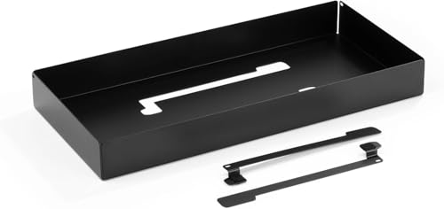Durable Felt Lined Metal Drawer for Monitor Riser Stand - to Be Used Monitor Stand - 47 x 22 cm - Silent Opening