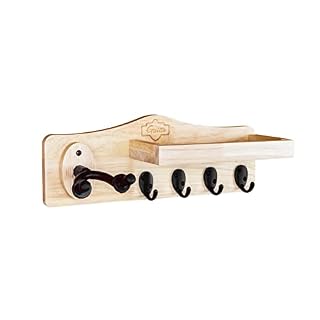 HUIOP GGS-09 Support de guitare mural multifonction Kit de bricolage Étagère de suspension murale en bois avec 4… - Les Beatles, Paul McCartney, John Lennon, RIngo Starr, George Harrison