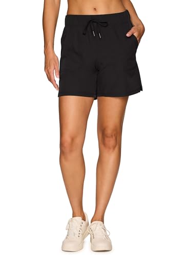 RBX Active Women's Walking Shorts, Stretch Woven Quick Drying Workout Hiking Short with Pockets, with Plus Sizes