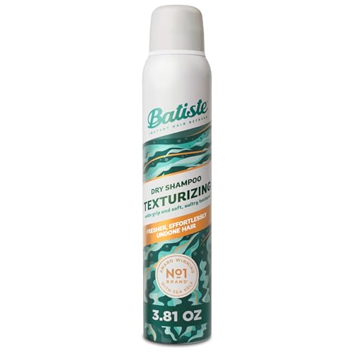 Batiste Texturizing Dry Shampoo, Refresh and Add Grip and Texture for Beachy Tousled Hair, 3.81 oz