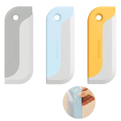 Pack de 3 Rasquetas de Goma Suave,Rasqueta de Ducha,Pequeño Limpiador de Ventanas y Mampara de Ducha,Herramienta de Limpieza para Espejos,Cristales,Azulejos,Coche y Superficies en Baño,Cocina