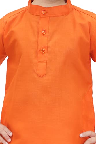 Image of KGN Boys Cotton Blend Regular Solid-Punjabi /Kurta Pajama Set | KGN07 |