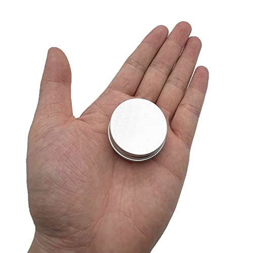 30 Pack 0.5 oz Aluminum Tin Jar with Screw Lid 15 ml Round Refillable Containers3