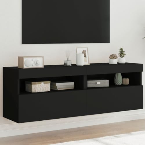 Meuble TV mural compact pour optimiser le rangement des petits salons - 2