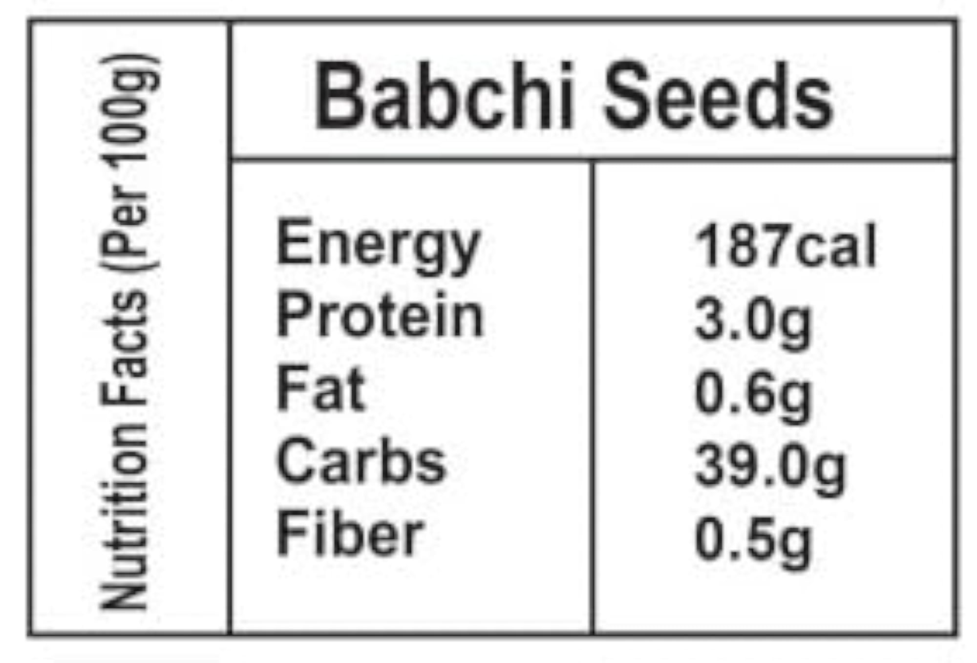 Karboga Arisi Psoralea Corylifolia Babchi Seeds, 200g