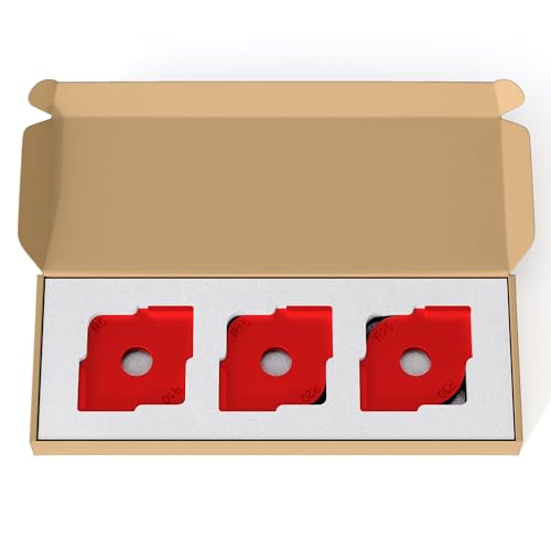 Image of Radius Jig Router Templates 3 Pcs, Aluminum Alloy Corner Radius Routing Templates for Woodworking Rounded Corners, R5 /10 /15 /20 /25 /30