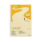 ASDGHIAWEUWQ Bruno Mars Poster moderne et r�tro sur toile sans cadre 30 x 45 cm