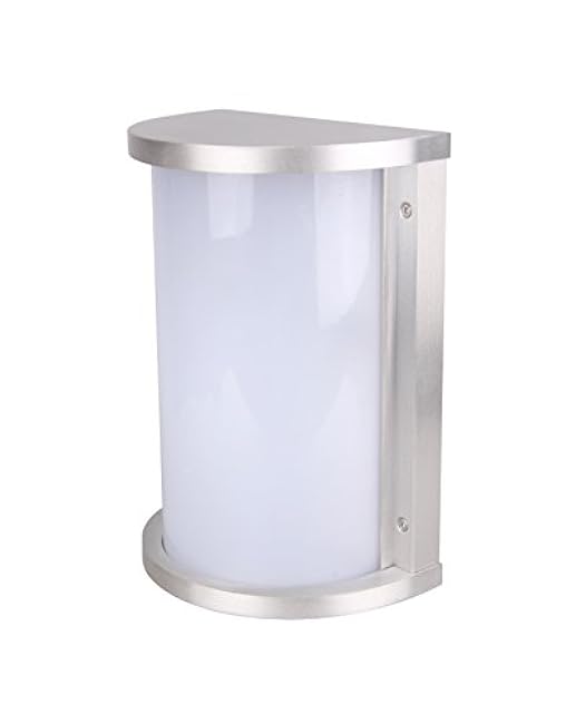 LIT-PaTH Outdoor Wall Lantern, LED Bulkhead for Wall Sconce Light, 12.5W, 950 Lumen, 5000K Daylight White, Aluminum Housing Plus PC