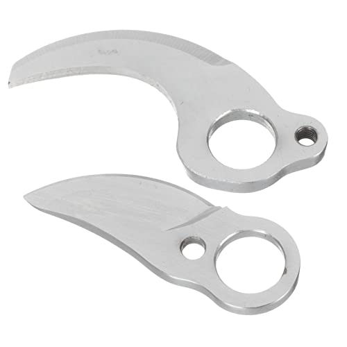 IWOWHERO 2pcs Electric Pruning Shears Replacement Parts Carbon Steel Garden Shears Pruning Scissors for
