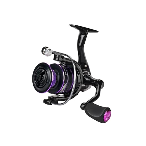 Rikimaru VT Spinning Reels, Carbon Fiber 30LBs Max Drag, 9+1 Shielded BB, Saltwater Freshwater Spinning Fishing Reel, 5.1:1/6.2:1, 2000, 3000, 4000, 5000，6000, 7000 Series (VT-3000)
