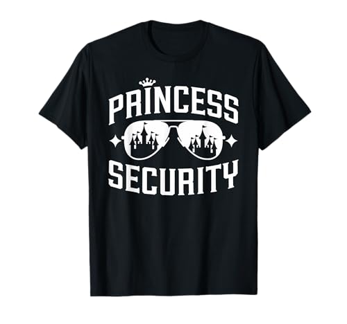 Fairy Tale Princess Security Cool Castle Shades Matching Camiseta