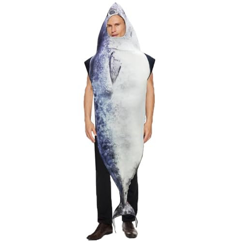 Costume de poisson adulte Yeory confortable en éponge pour éviter les tenues lourdes