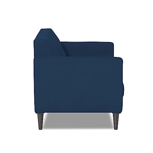 Image of Adorn India Daniel 3 Seater Sofa (Blue) (3 Year Warranty)