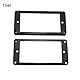 sourcing map Humbucker Pickup Ring Pickup Montagerahmen flach Boden 35 für Hals und 79 für Bridge Pickup schwarz