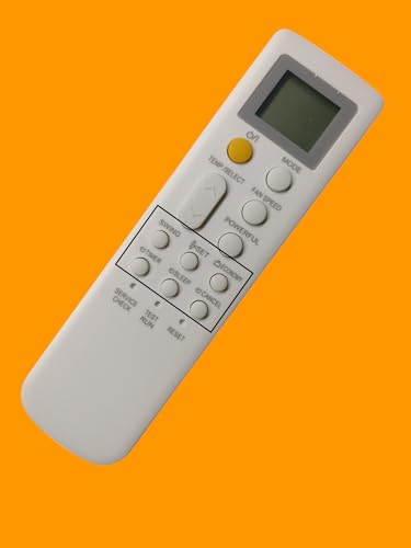 Image of Sanavya AC Remote Control - Compatible Replacement for Split & Window Air Conditioners - Replicates Genuine Remote Functions (O General Ac Remote 252 A)