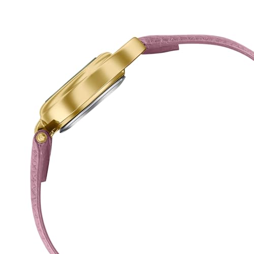 Image of Sonata Poze 8 Quartz Analog with Purple Dial Purple PU Leather Strap Watch for Women - SP80159YL01W