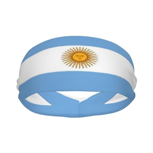 Image of Cute Flag Headbands Women Men Flag Sweatband Sports Headband for Running, Cycling, Yoga Gym, Working Out