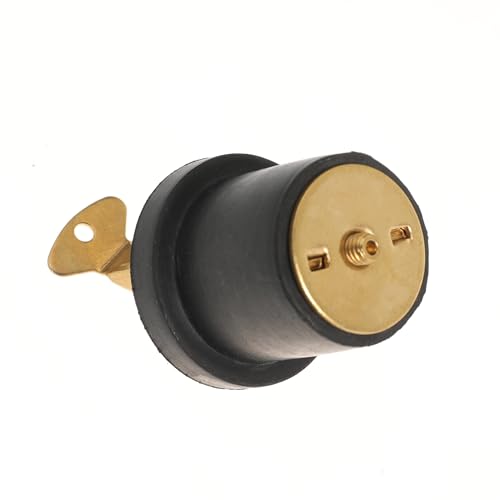 Image of Boat Drain Plug Brass Boat Plug Snap Rubber Plugs Deck Plug for Boat Marine Twist Accessories