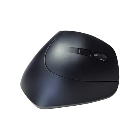 MOJO Silent Bluetooth Vertical Mouse - Wireless Optical Ergonomic Mouse w/Adjustable Sensitivity Cover