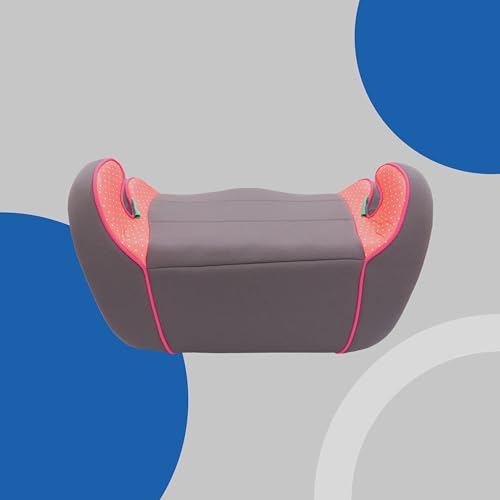 PETEX 'Max' Kindersitzerhöhung Sitzerhöhung nach i-Size Norm R129, Kindersitz/Autositz für Kinder, pink, 1 Stück