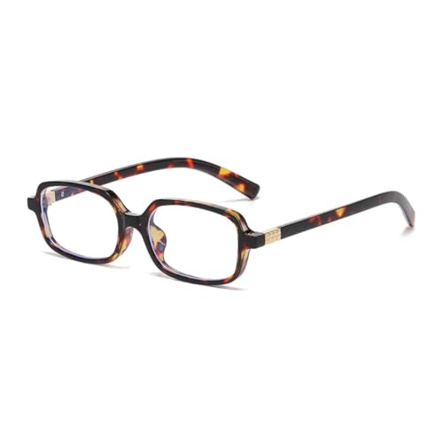 Lunettes de soleil rectangulaires rétro bleues vintage monture UV400 unisexe pour l'été