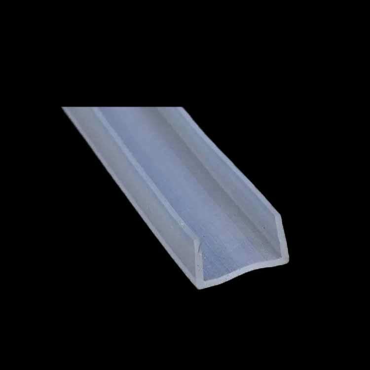 Cinta de sellado de goma en forma de U de 1/3/5/10 metros para puertas de ducha y mamparas de cristal. Cinta protectora de bordes. Burlete multiusos de 21 x 16 mm (10 m).