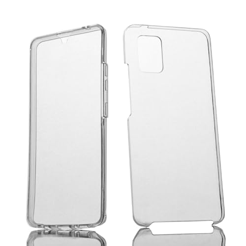 Max Power Digital Funda 360º para móvil Samsung Galaxy A51 5G Silicona Transparente - Carcasa Resistente Full Body Delantera y Trasera Doble Cara Completa Entera (Samsung Galaxy A51 5G)