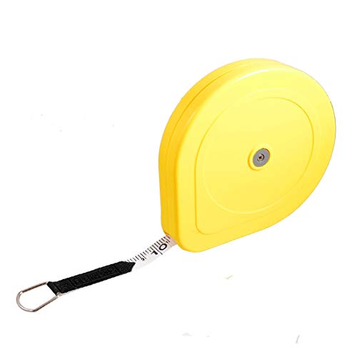 Cinta Métrica Fibra de Vidrio 13mm x 30m Amarilla