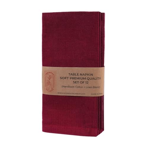 Servilletas de Tela Rosa Mystica 18x18 Pulgadas Pack 12 miniatura 6