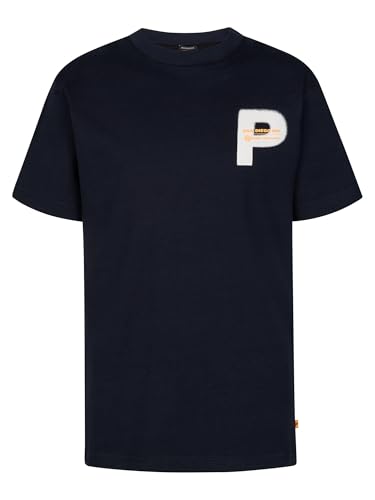 T-shirt Petrol Industries Navy Blue 152 garçon avec imprimé classique à manches courtes