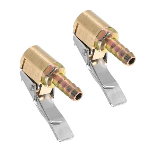SOESFOUFU Clip Air Chuck for Tires 2pcs Set 6mm Diameter Locking Chuck Universal Fit for Cars Trucks