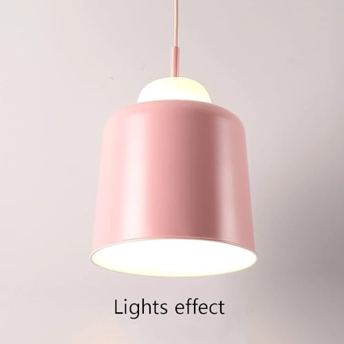 Lustre macaron mono-lampe idéal pour éclairer une table de cuisine