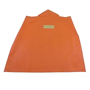 Kids Fireproof Cape with Hood Flame Retardant Silicone Glass Fiber Cloak Ultimate Fire Protection for Hotels Office Buildings Banks Homes