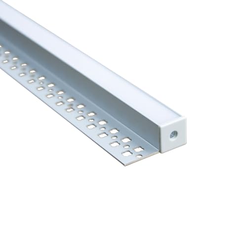 Profilé aluminium cloison sèche pour créer un éclairage LED de salon moderne