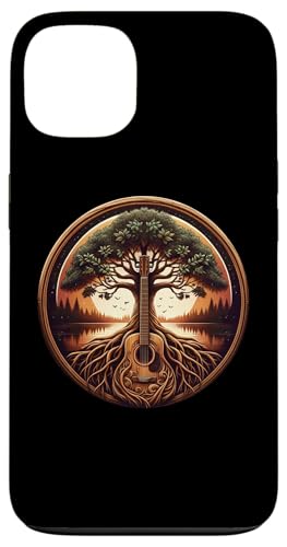 Acoustic Guitar Tree Of Life Nature Of Music Guitarist Carcasa para iPhone 13
