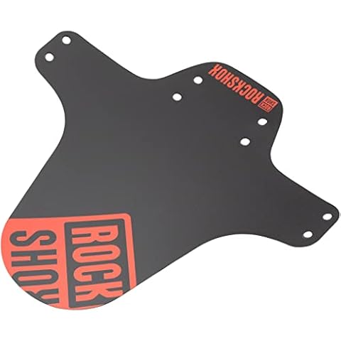 RockShox Unisex - Adult's MTB Fender, Black fire red, One Size Cover