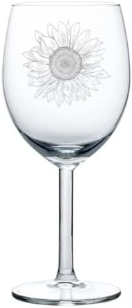 MIP Wine Glass Goblet Gift Sunflower (17 oz Stemless)