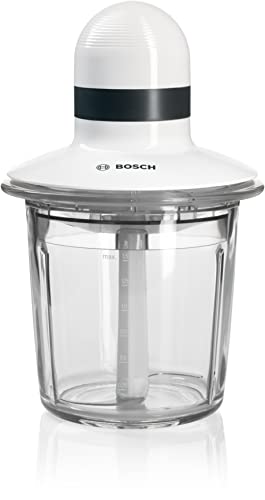 Bosch, Universalzerkleinerer, MMR15A1, 3 Funktionen, 1,5 l spülmaschinenfester Glasbehälter, 550 Watt, Ice Crush Messer, weiß, MMR15A1