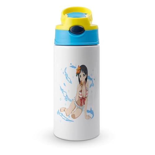 ソードアート・オンライン 子供 水筒 ウォーターカップ 魔法瓶 スポーツボトル ポップアップ 漏れ防止 ステンレスボトル ティーカップ 保温 保冷 携帯便利 旅行 通勤 通学 大人 子供用 人気 プレゼント 350ml