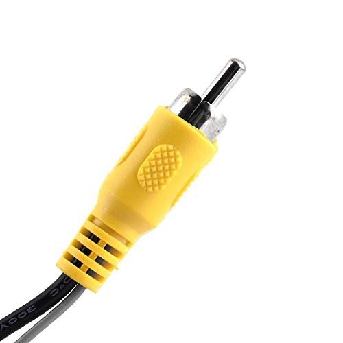 6 Meter langes Cinch-AV-Kabel (Stecker auf Stecker) für Rückfahrkameras – Videoanschluss fürs Parken