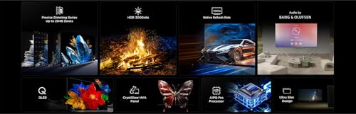 TCL 85C7K — pied et fixation